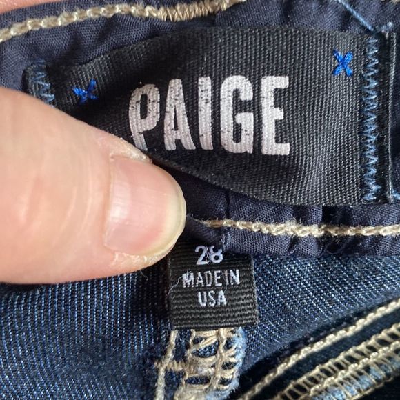 Paige Skyline Skinny Lex Mid Rise Skinny Jeans Size 28 - Picture 4 of 7